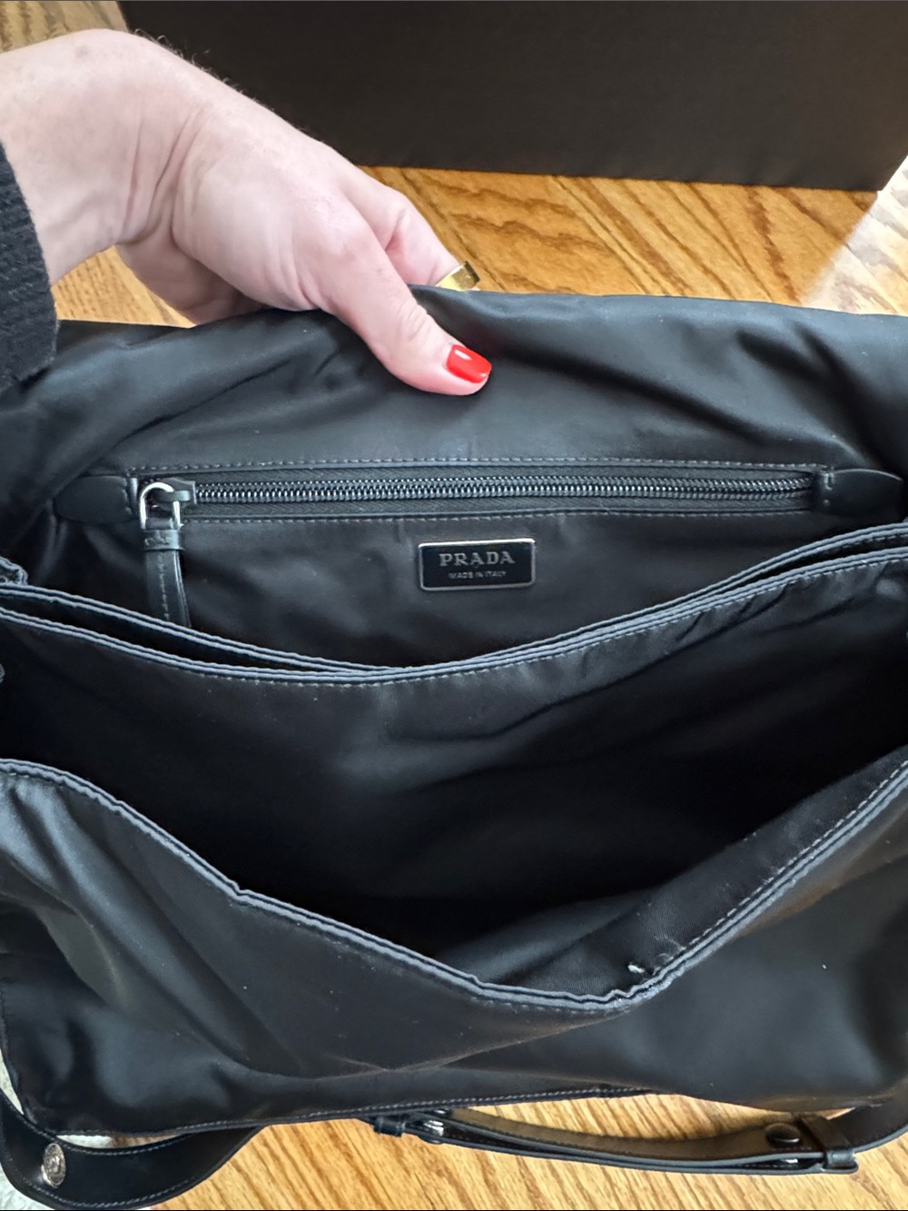 Prada Black Nylon Crossbody Bag - Picture 7 of 12